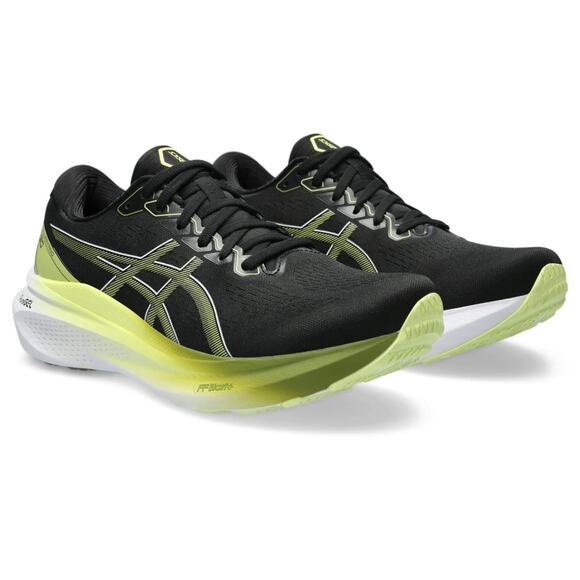 ASICS Men's Gel-Kayano 30 Running Shoes, Black/Glow Yellow Size 14 WIDE - Picture 1 of 9